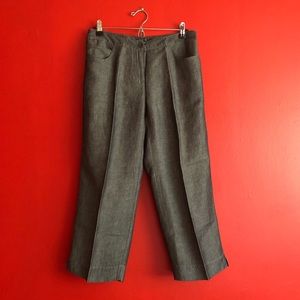 ⚡️SALE⚡️ EUC Eileen Fisher Petite Silver Slacks